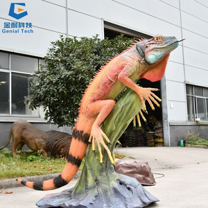 Modèle de lézard robotique 3D imperméable SGAA33 pour parc d'attractions, animal animatronique à vendre - Product Image 5