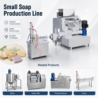 Machine d'extrusion de savon miniature DDCT-50 20-200 kg/h pour petite usine, gain de place et efficace