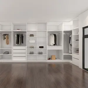 ห้องนอนตู้เสื้อผ้าไม้ตู้เสื้อผ้าราคาถูกเรียบง่ายโมเดิร์นตู้เสื้อผ้าบิวท์อินตู้เสื้อผ้า