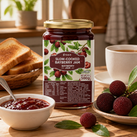 Étiquettes personnalisées pour pots de confiture de baies - Autocollants alimentaires en vinyle imperméables pour confitures, conserves et emballages de produits gastronomiques
