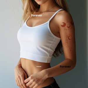 Plantilla Adhesiva <span class=keywords><strong>de</strong></span> Henna para <span class=keywords><strong>Tatuajes</strong></span>, Adhesivo Hueco para Impresión por Inyección <span class=keywords><strong>de</strong></span> Tinta, Logotipo Personalizable, para Celebridades <span class=keywords><strong>de</strong></span> Internet, Pintura Corporal para la Parte Posterior <span class=keywords><strong>de</strong></span> la Mano - Product Image 6