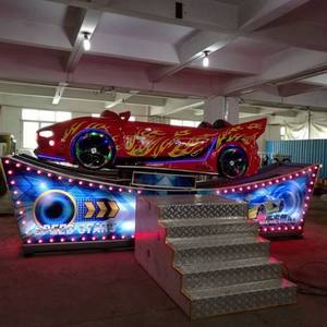 La macchina da gioco per bambini più venduta pista a forma di U 8 posti F1 Mini auto volante giostre <span class=keywords><strong>Crazy</strong></span> Spin Car Ride - Product Image 6