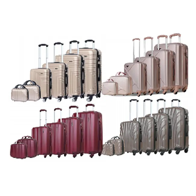 سعر جيد كاملة حجم المواصفات السفر أكياس حقائب صلبة الهيكل ست قطع حقيبة سفر