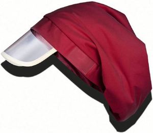 Chapeaux de pluie en satin 100 % imperméables personnalisés pour femmes, doublure en satin doux, couverture complète des cheveux, accessoire de voyage pliable - Product Image 1