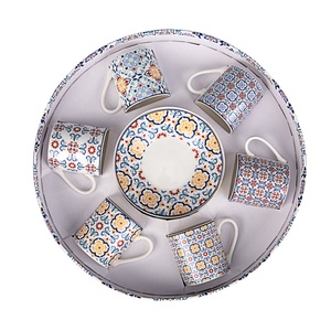 Tazas de Cerámica Personalizadas con Logotipo al por Mayor, Tazas de Café Personalizadas con Sublimación, Tazas de Té con Flores, Tazas Personalizables - Product Image 1