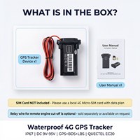 Traceur GPS 4G Beidou étanche IP67, câblé, gestion de flotte de voitures/camions en temps réel, application iOS/Android/PC, garantie 1 an, Cloud