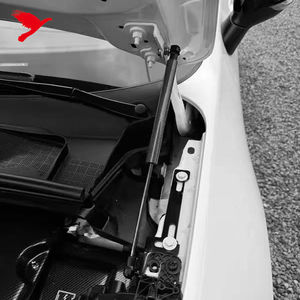 Pour <span class=keywords><strong>Ford</strong></span> <span class=keywords><strong>Puma</strong></span> 2019-2025 <span class=keywords><strong>Accessoires</strong></span> de voiture Amortisseurs hydrauliques de capot avant à ressort à gaz de rechange noirs 2 pièces - Product Image 3