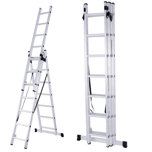 Échelle montante de haute qualité Construction d'ingénierie Échelle <span class=keywords><strong>télescopique</strong></span> Sécurité à domicile Échelle en aluminium - Product Image 3