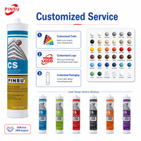 Sealant Silikon Netral 300ml Profesional Tahan Air, Tahan Cuaca, Daya Rekat Kuat untuk Dinding Bangunan, Pintu, dan Sambungan Jendela