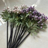 T-FT041 Groothandel Kunstmatige Besjes Bloemen Fruittak voor Kerst, Huis & Bruiloft Decoratie in Blauw Roze Rood Wit Paars