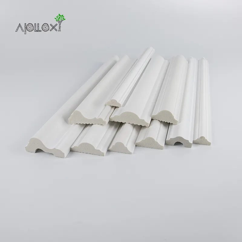 Apolloy Decor Varios tamaños Peel And Stick Crown Molding Eps Parapet Wall Cornice Corner Trim Molding