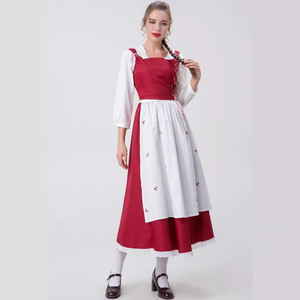 Conjunto <span class=keywords><strong>de</strong></span> Disfraz <span class=keywords><strong>de</strong></span> <span class=keywords><strong>Caperucita</strong></span> <span class=keywords><strong>Roja</strong></span> para Halloween, Capa <span class=keywords><strong>Roja</strong></span>, Traje para Representaciones Escénicas, Ropa para Festivales, Ropa <span class=keywords><strong>de</strong></span> Fiesta para Adultos - Product Image 5