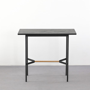 بيع بالجملة نورديك تصميم بسيط أسود مستطيل جزيرة مطبخ خشب مرتفع للمنزل - Product Image 3