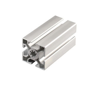 Fabricante de Perfiles de Aluminio Industriales 10-5050, Perfil de Aluminio Estándar Europeo 6063-T5, Perfil de Óxido de Aluminio Blanco Plateado - Product Image 5