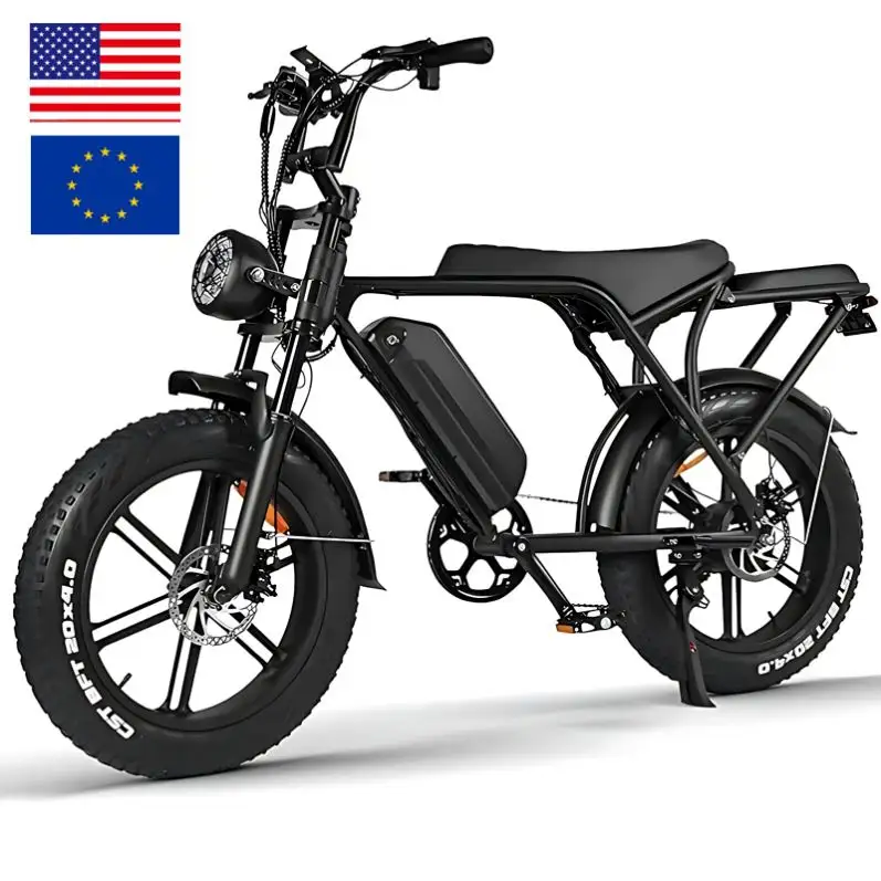 קרגוביקי כפול סוללה אופני חשמל אופני חשמל צמיג שמן V8 H9 הנעה רצועה אופני אופניים מסגרת אופניים ביסיקלט חשמלי