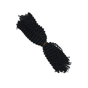 Extensions di capelli umani biondi ricci crespi per intrecciare, senza trama, senza nodi, super double drawn, per trecce all'uncinetto, stile boh<span class=keywords><strong>é</strong></span>mien - Product Image 5