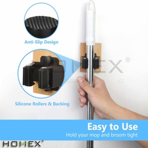 Phòng khách trang trí nội thất sang trọng phụ kiện nhà 4pcs đặt bằng gỗ Lau Chổi tổ chức treo tường - Product Image 3