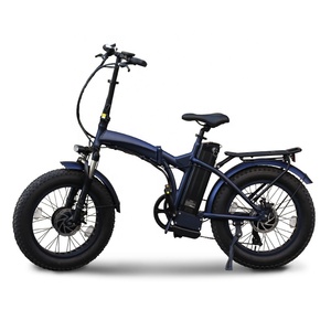 Vélo électrique pliable à pneus larges de 20 pouces avec moteurs doubles de 500 W au design moderne, vélo à neige pour adultes - Product Image 1