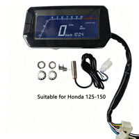 Harga Pabrik Speedometer Digital LCD Motor Terlaris, Odometer, Tachometer Cocok untuk Honda 125-150