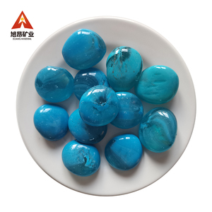 2-3 cm di vetro colorato trasparente pioggia fiore di pietra per la piscina che pavimenta parco cuscino per piedi al suolo - Product Image 6