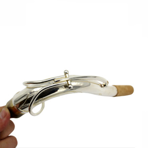 Saxophone ténor en cuivre plaqué argent de style SBA, fabrication allemande, marque Eastern Music - Product Image 3