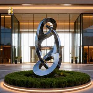 Escultura Moderna <span class=keywords><strong>de</strong></span> Acero Inoxidable <span class=keywords><strong>de</strong></span> Alta Calidad RELONG 304/316, Diseño <span class=keywords><strong>de</strong></span> Arte Abstracto para Patio <span class=keywords><strong>de</strong></span> Apartamento <span class=keywords><strong>de</strong></span> Lujo - Product Image 2