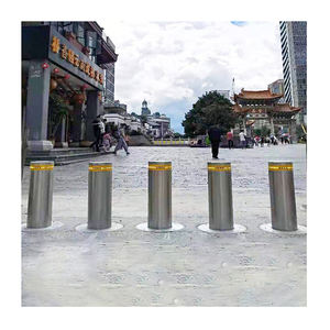 Высокое качество 304 из нержавеющей стали гидравлический бордовый отражающий ленточный Автоматический подъемный противоударный изоляционный барьер - Product Image 5