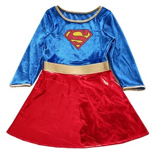 Costume d'Halloween <span class=keywords><strong>Supergirl</strong></span> pour filles comprenant une robe et une cape - Product Image 3