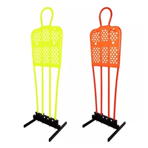 Manichino da Calcio per Allenamento, Muro Bersaglio per Calci di Punizione su Terreni Erbosi, con Base Chiodata per Portieri - Product Image 1