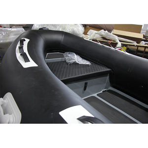 Bateau pneumatique RIB à coque en V profonde en aluminium haute vitesse 3,8 m Hypalon/PVC pliable pour la plongée certifié CE 6 personnes pêche - Product Image 4