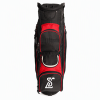 Sac de golf pour chariot avec logo personnalisé, organisateur 14 compartiments, sangle supérieure, poche pour télémètre, housse de protection imperméable