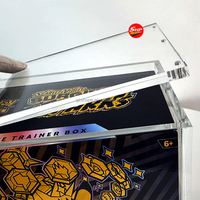 Boîte de présentation SHP en acrylique de haute qualité Champion's Path Elite Trainer Box pour TCG Shrouded Fable ETB avec aimant puissant