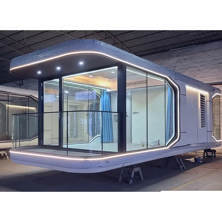 Maison portative de capsule de sommeil de maisons mobiles de cargaison de l'espace pour des vacances