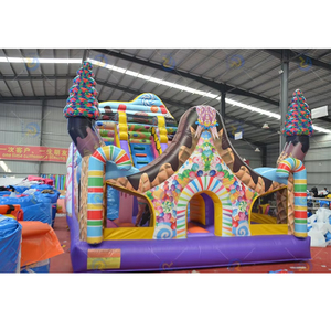 Sản phẩm thiết kế mới nhảy lâu đài <span class=keywords><strong>Inflatable</strong></span> kẹo Bouncer trượt Combo đôi làn thương mại <span class=keywords><strong>Inflatable</strong></span> Slide cho thuê - Product Image 3
