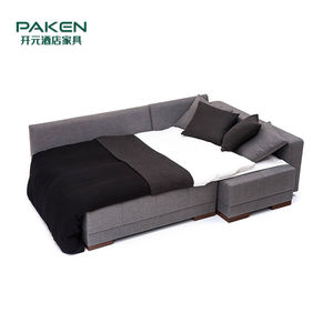 Personalizado contemporánea tela suave 2 plazas hotel sofá cama en china - Product Image 3