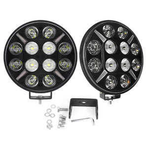 Lampe de travail de 9 pouces pour camion, lampe <span class=keywords><strong>LED</strong></span> 12v <span class=keywords><strong>24v</strong></span>, feux hors route, barre lumineuse sur le toit, usage universel, mise à niveau de rétrofit, lumière de tracteur <span class=keywords><strong>LED</strong></span> - Product Image 4