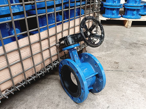 Gang tay Van bướm với con dấu cứng nhiệt độ cao áp lực tuabin mặt bích DN50-DN200 cho nước dầu khí phương tiện truyền thông - Product Image 5