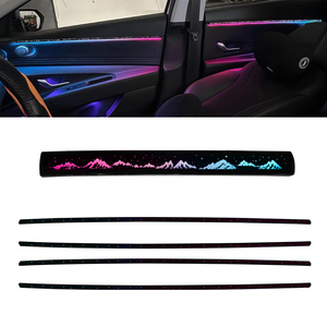 Bande lumineuse LED RGBIC en acrylique pour éclairage d'ambiance intérieur de voiture, lampe néon pour Hyundai Elantra 2021-2025 (vente en gros) - Product Image 1