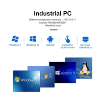 Panel PC Industrial con Pantalla Táctil Android Windows Todo en Uno, Computadora Integrada para Automatización de Línea de Producción, Sistema de Control CNC