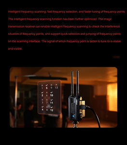 Récepteur Hollyland Pyro S Émetteur sans fil Smart Channel Scan Récepteur de flux <span class=keywords><strong>en</strong></span> direct - Product Image 5