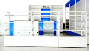 Décoration de magasin, mobilier de <span class=keywords><strong>pharmacie</strong></span>, design d'intérieur moderne de <span class=keywords><strong>pharmacie</strong></span>, présentoir de <span class=keywords><strong>pharmacie</strong></span>, dispensaire - Product Image 2