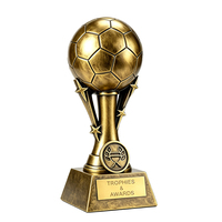 Fabricant Vérifié – Trophée de Football Personnalisé en Résine – Coupe de Football Dorée – Plus de 15 Ans d'Expérience OEM/ODM – Vente en Gros Directe Usine