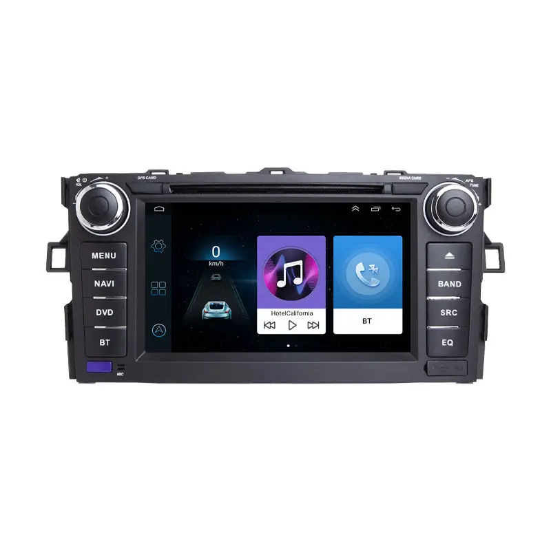 Reproductor de DVD para coche Android para Toyota Auris 2007-2012 navegación GPS Auto Radio WIFI DSP RDS pantalla táctil