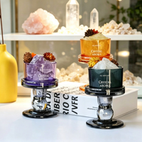 Lot de Pierres Diffuseuses d'Aromathérapie en Cristal Faites à la Main, Naturelles et Parfumées, Kit de Guérison DIY pour la Maison, le Bureau et l'Air Purifié Personnel