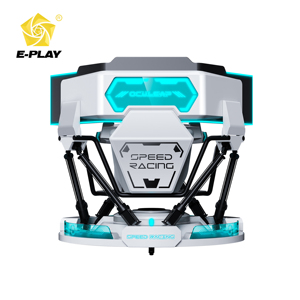 Simulateur <span class=keywords><strong>de</strong></span> course VR interactif à trois écrans Eplay pour intérieur, construction en fibre <span class=keywords><strong>de</strong></span> verre et métal, 6dof/4dof, pour aéroport et centre commercial - Product Image 3