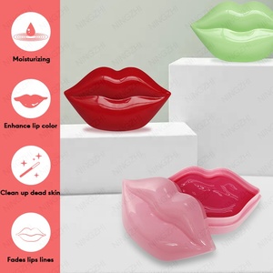 Meilleur parfum de pêche végétalienne, masque à lèvres en forme de cristal au collagène, gelée rose - Product Image 6