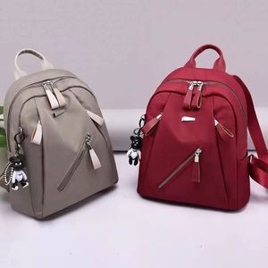 T Hot-Selling Fashionable Women's Trendy Waterproof Nylon Oxford Cloth <b>Backpack</b> Interior Slot Pocket Zipper Closure 20-35L - Product Image 1