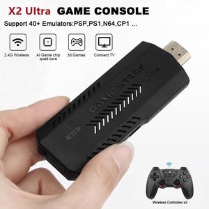 X2 Ultra Video <span class=keywords><strong>Game</strong></span> Stick 4K HD TV <span class=keywords><strong>Game</strong></span> <span class=keywords><strong>Box</strong></span> 2,4G Joysticks inalámbricos dobles <span class=keywords><strong>Game</strong></span> <span class=keywords><strong>Box</strong></span> <span class=keywords><strong>Android</strong></span> <span class=keywords><strong>Retro</strong></span> Classic Video Games - Product Image 5