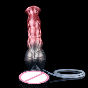 NNSX Fantasy Realistic <strong>Horse</strong> Penis Knot Ejaculation <strong>Dildo</strong> Silicone Squirting Penis <strong>Large</strong> Anal Plug Sex Toys for Women Men - Product Image 4