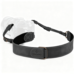 Nhà Sản Xuất Tùy Chỉnh Màu Đen Giả Vegan Da Có Thể Điều Chỉnh Vai Chéo Cơ Thể Máy Ảnh Dây Đeo Dây Đeo Cho Dslr/Slr Máy Ảnh Kỹ Thuật Số - Product Image 3